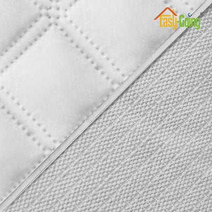 Easy-Going Sofa Slipcover Waterproof Sofa Cover Couch Cover for 4 Cushion Couch with Elastic Straps Washable Non-Slip Furniture Protector Cover for Pets, Dogs, Cat (XX-Large, White)