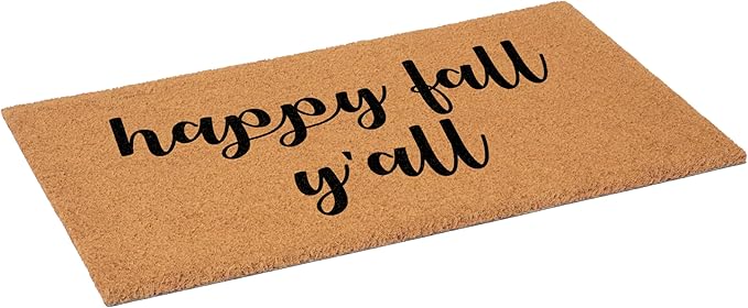Calloway Mills Hapy Fall Yall Doormat, 24" x 36"