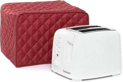 Covermates Keepsakes Toaster Cover - Dust Protection - Stain Resistant - Washable Appliance Cover, Red