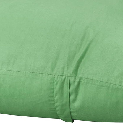 Thmyo 4-Pack 100% Cotton Comfortable Solid Decorative Throw Pillow Case, Square Cushion Cover Pillowcase Sublimation Blank Pillow Covers DIY Throw Pillowcase for Sofa(20x20 inch/ 50x50cm,Sage Green)