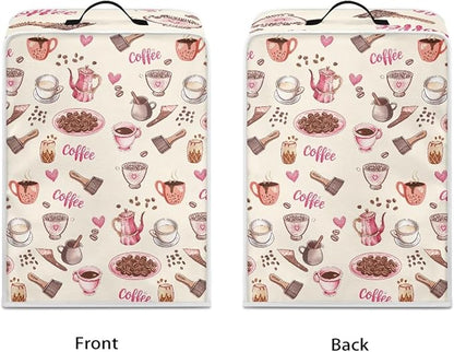 Coffee Maker Cover - Waterproof Foldable Coffee Machine Dust Cover - Washable Foldable Kitchen Appliance Protector