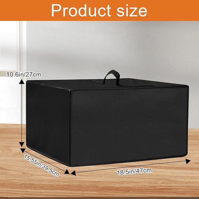 Heavy Duty Oven Cover for Breville Smart Oven Air Fryer Pro BOV845BSS/BOV860BSS, Heat Resistant Dust Proof Cover, Waterproof Countertop Appliance Protector Fits 15.56"D x 18.52"W x 10.64"H