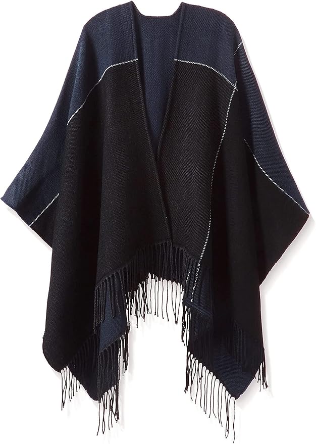 Breezy Lane Women's Shawl Wraps Warm Poncho Ruana Wrap Cardigan