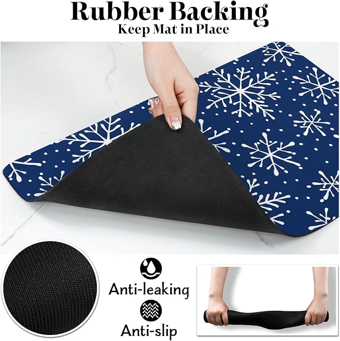 Dog Food Mats for Floors, Absorbent Dog Bowl Mat for Food and Water Dispenser Mat, Quick Dry Cat Food Mat Pet Supplies