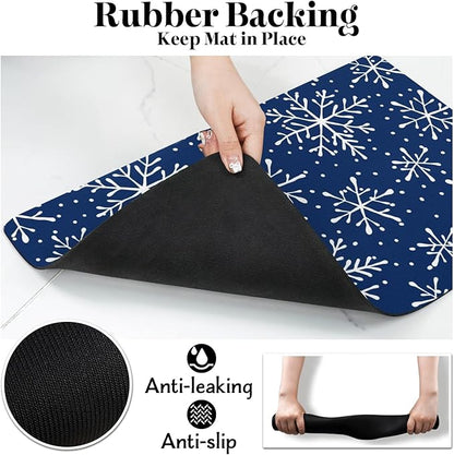 Dog Food Mats for Floors, Absorbent Dog Bowl Mat for Food and Water Dispenser Mat, Quick Dry Cat Food Mat Pet Supplies
