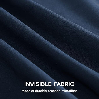 SONIVE Twin Bed Skirt,15" Drop Pleated Dust Ruffle,Classic Tailored Easy Fit Brushed Microfiber Skirts Hotel Quality Shrinkage & Fade Resistant Navy Blue