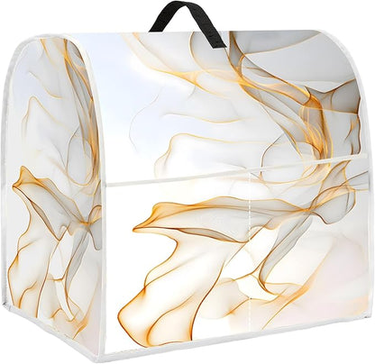 Mixer Dust Cover for 8.5-9.5 Qt Stand Mixer, Cloth Cover with 2 Storage Pockets for Stand Mixer Protective Covers Large for 8.5-9.5 Quart Mixer