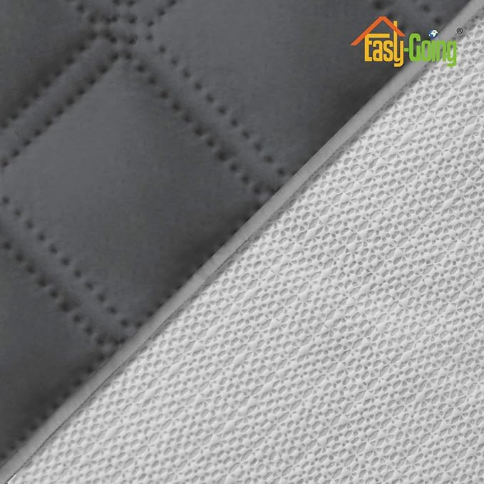 Easy-Going Sofa Slipcover Waterproof Oversized Recliner Chair Cover Non-Slip Fabric Couch Cover for Living Room Washable Furniture Protector for Pets Kids Dog Cat (Oversized Recliner, Dark Gray)