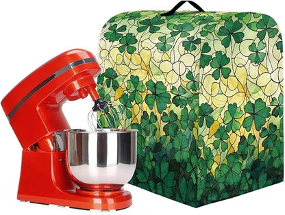 St. Patrick's Day Mixer Covers Shamrock Kitchen Aid Stand Mixer Dust Covers Protector for 4.5-8 Quart Fit Tilt Head & Bowl Lift Models Butterfly Dreamcatcher Mixer Cover