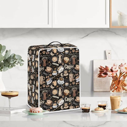 Coffee Maker Cover for Kitchen Counter, Washable Foldable Kitchen Appliance Covers