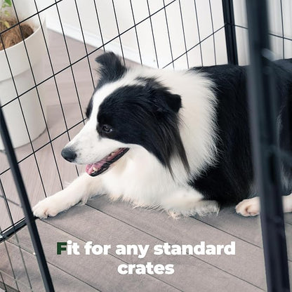 BALANCE Dog Crate Pad, Dog Foam Crate Mat Kennel Pad, Washable Water-Resistant Pet Bed Flat Dogs Cage Mat for Small Dogs