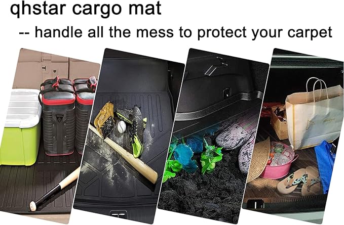 All Weather Rear Cargo Liners Trunk Tray Mats Protector Custom Compatible with 2018 2019 2020 2021 2022 2023 2024 2025 Toyota Camry, 3D Waterproof Durable Odorless Flexible Black TPO Accessories