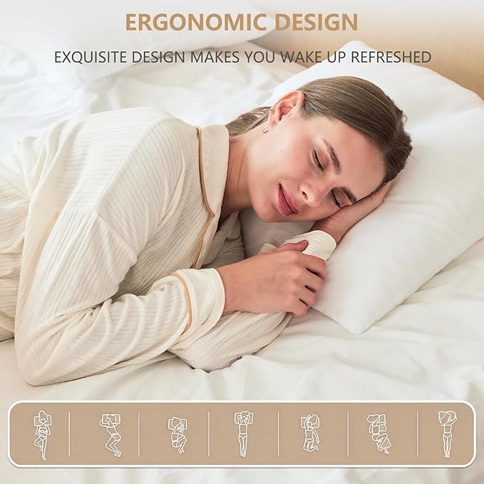 Luxury Throw Pillow Inserts, Pack of 8, 18 x 18 inches Hypoallergenic Ultra Soft White Polyester Microfiber Durable Couch Cushion Fillers