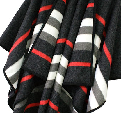 Women's Vintage Pattern Open Front Poncho Cape Shawl Winter Shawl Wraps