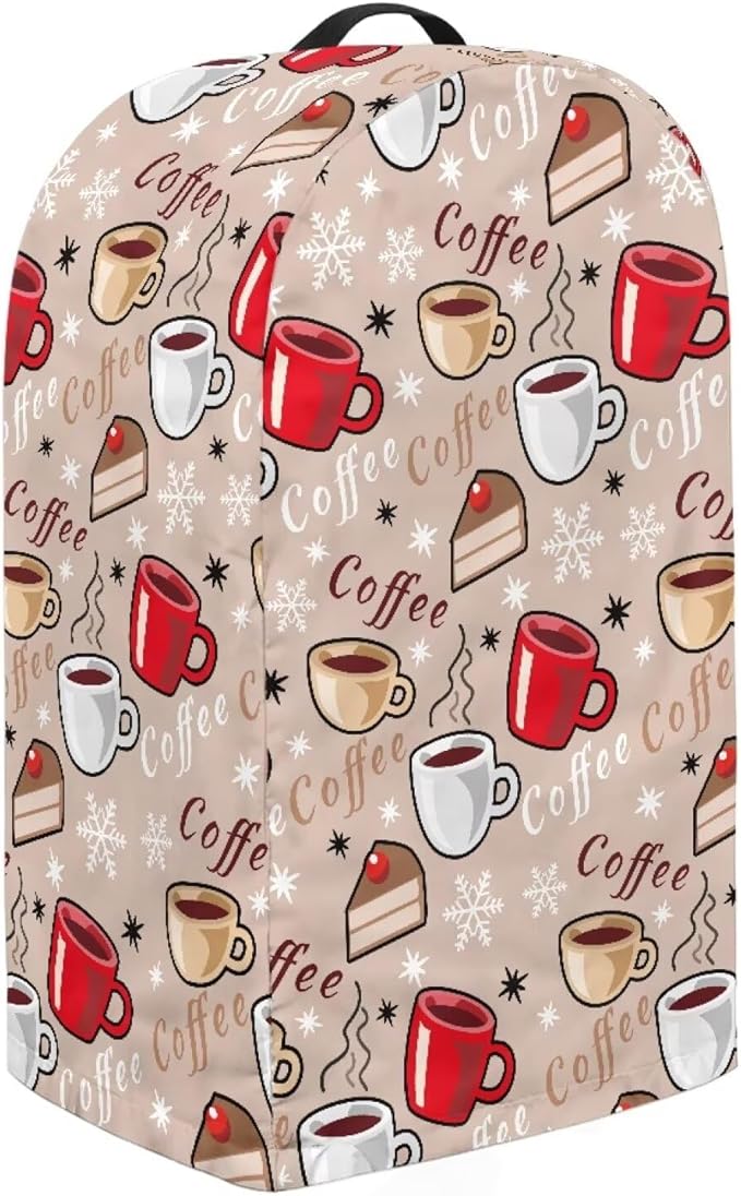 Coffee Cake Coffee Machine Dust Cover Mixer Hood Cover Blender Covers for Kitchen Counter Blender Dust Covers for Kitchen Counter Kitchen Decor