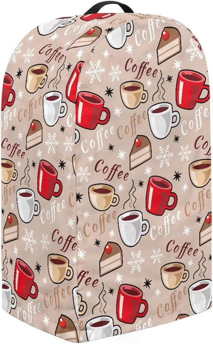 Coffee Cake Coffee Machine Dust Cover Mixer Hood Cover Blender Covers for Kitchen Counter Blender Dust Covers for Kitchen Counter Kitchen Decor