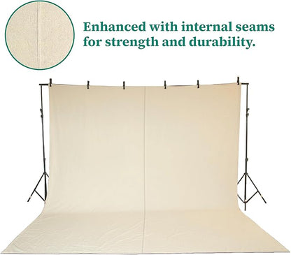 ZUPERIA Canvas Drop Cloth for Painting (Size 4x5 Feet Pack of 4) Pure Cotton Painters Drop Cloth for Painting, Furniture & Floor Protection - All Purpose Thick Canvas tarp with Double Stitched Edges
