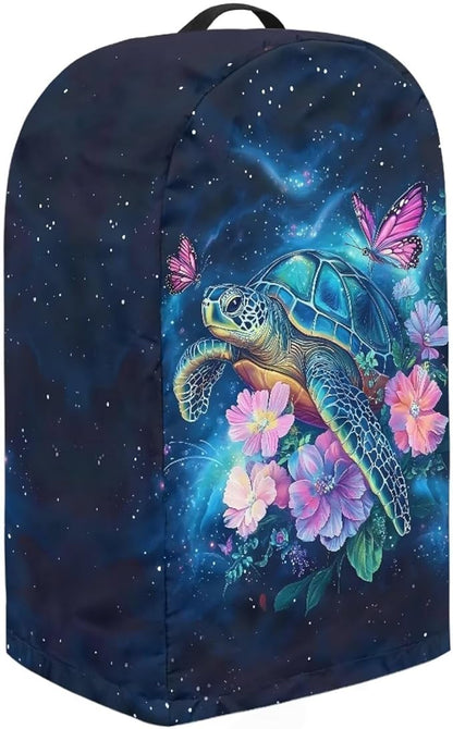 Blender Cover Kitchen Appliance Anti Fingerprint Dust Proof Stain Resistant Coffee Maker Food Processor Stand Mixer Cover for Home Kitchen Decor Hibiscus Floral Sea Turtle