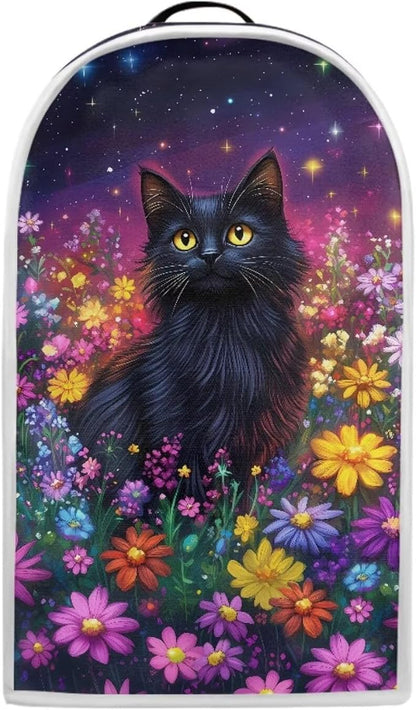 Talayituse Galaxy Cat Daisy Print Blender Dust Cover, Fingerprint Protection Cover for Stand Mixer or Coffee Machine, Home Kitchen Appliance Covers for Stain Dust Resistant Supplies