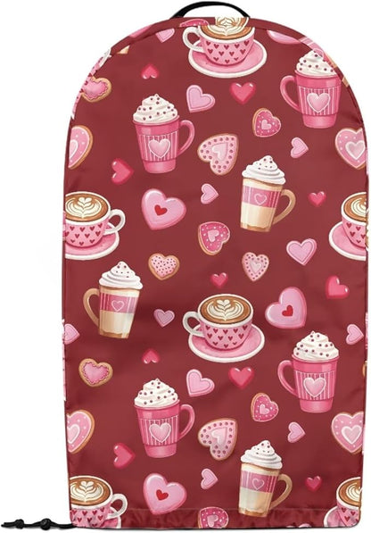 Red Blender Cover Dust Proof Small Appliance Cover Foldable Dust Cover Kitchen Decorations for Blender Food Processor Juicer Valentine's Day Decor