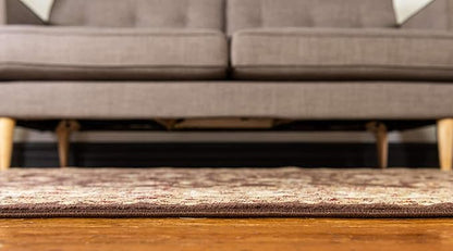 Unique Loom Voyage Collection Traditional Oriental Classic Intricate Design Area Rug (8' 0 x 10' 0 Rectangular, Brown/Ivory)