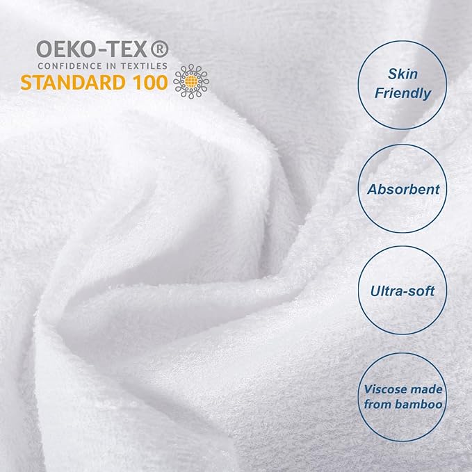 RV Short Queen Size Mattress Protector Waterproof,Smooth Top Mattress Protector for Kids,Breathable Skin Friendly and Noiseless Fitted Sheet,Viscose Terry Mattress Cover