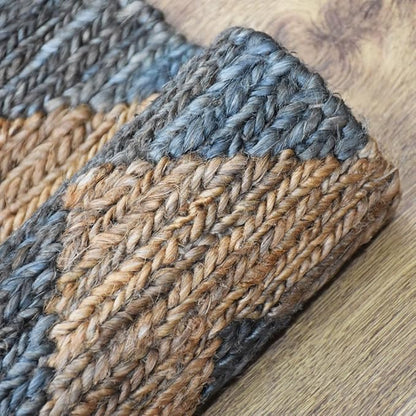 Rugsotic Carpets Hand Woven Flat Weave Kilim Wool ECO-Friendly Area Rugs - 9'x12', Rectangle Shape, Gold Color, Solid Plain Design, Low Pile Handmade Area Rugs for Living Room, Bed Room (D00111)