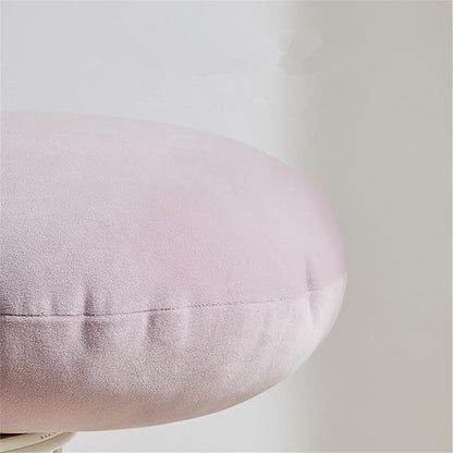 MOJUN Round Throw Pillow, 20" Cute Soft Round Seating Cushions Pillow Meditation Pillow Home Decorative Floor Pillows Cushions for Couch Sofa Car Living Room Bed, Light Grey