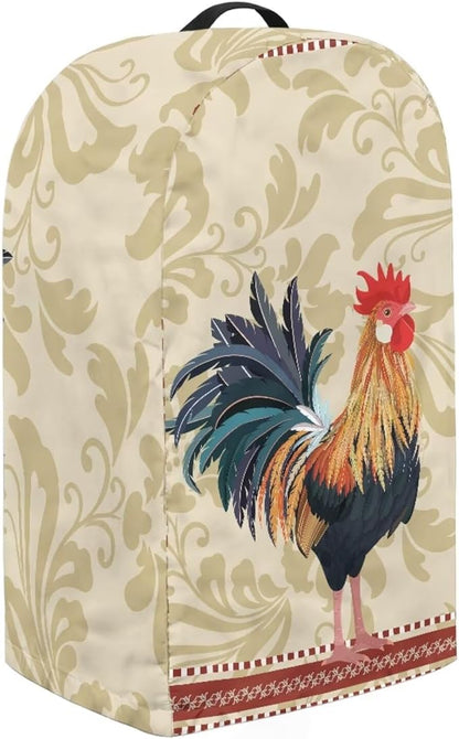 Chicken Print Blender Dust Cover, Drawstring Stand Mixer or Coffee Maker Appliance Covers, Anti Fingerprint Dust Proof Stain Resistant Blender Covers for Home Kitchen Decor
