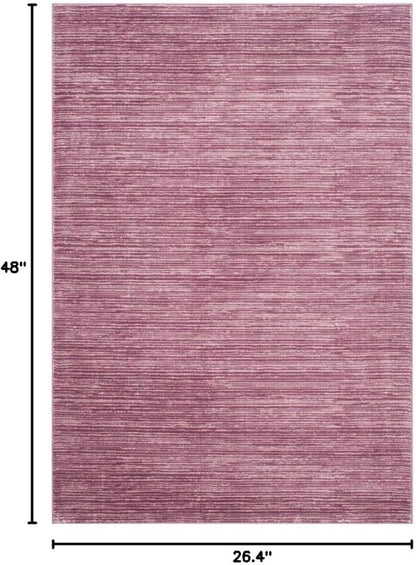 SAFAVIEH Vision Collection Accent Rug - 2'2" x 4', Grape Purple, Modern Ombre Design, Non-Shedding & Easy to Clean, Ideal for Entryway, Foyer, Bedroom (VSN606A)