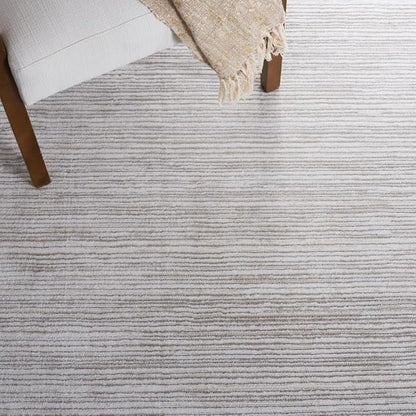 SAFAVIEH Vision Collection Runner Rug - 2'2" x 18', Ivory Grey, Modern Ombre Design, Non-Shedding & Easy to Clean, Ideal for Foyer, Hallway, Bedroom (VSN606K)