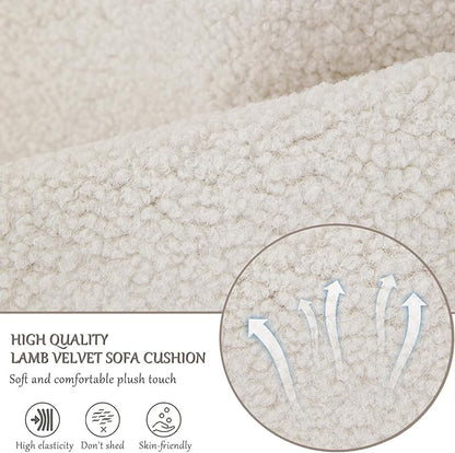Armrest Cover, Recliner Chair Protector, Furniture Protector Slip, Side Storage Pocket, Stretch Armchair Couch Arm Rest Cover for Recliner, Chair, Sofa (Beige,3 Seater(5pcs))
