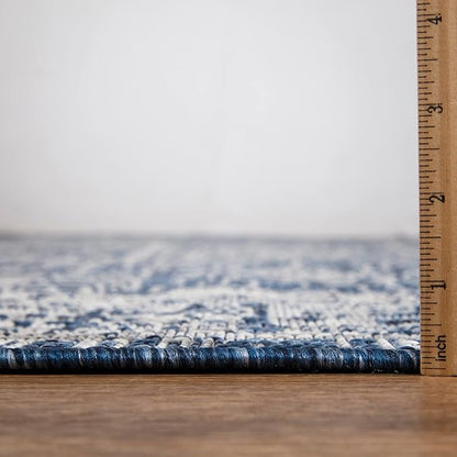 Keen Home Design Terrace Outdoor Runner Rug - 2x10 Washable Indoor/Outdoor Rug for Patio, Kitchen, Balcony, Beach, Garden, Deck and Porch, Size: 2'2"x9'11"
