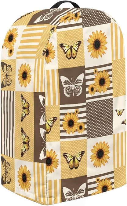 Plaid Butterfly Sunflower Blender Covers Food Processor Juicer Appliance Cover Waterproof Fabric Kitchen Appliance Covers Fits Most Models