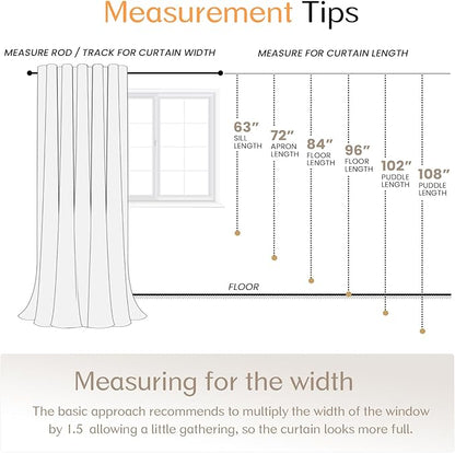 Dreaming Casa Black Sheer Curtains 102 Inches Long, Rod Pocket & Back Tab Light Filtering Textured Sheers for Living Room Bedroom, 2 Panels, Each 52" W x 102" L