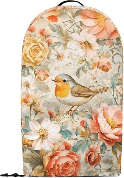 Floral Birds Blender Dust Cover Kitchen Appliance Oil-Proof Food Processor Protective Cover Keep Your Kitchen Clean Various Colorful Flowers
