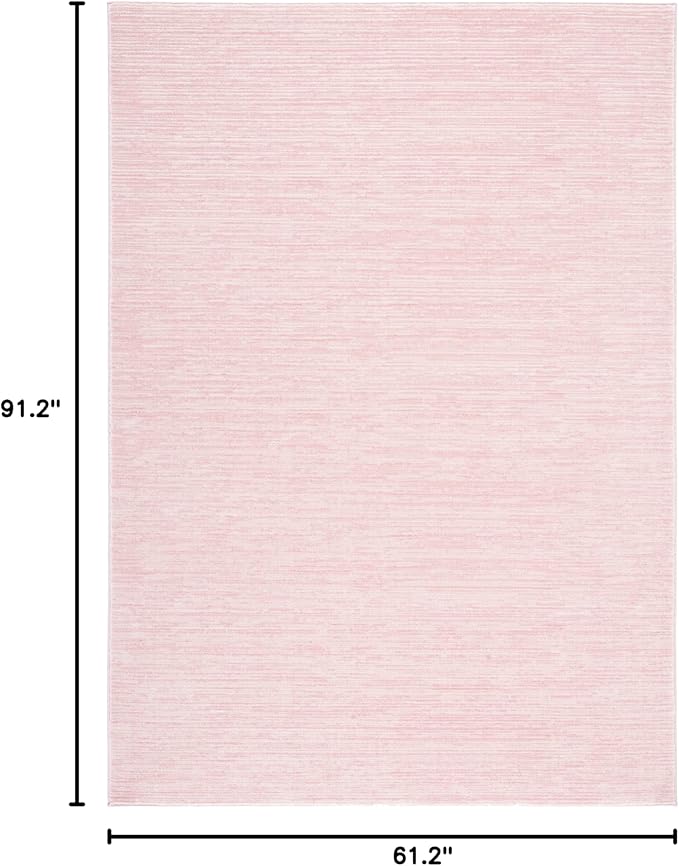 SAFAVIEH Vision Collection Area Rug - 5'1" x 7'6", Pink, Modern Ombre Design, Non-Shedding & Easy to Clean, Ideal for Living Room, Bedroom, Dining Space (VSN606U)