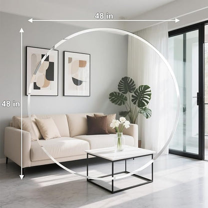 Beveled Edge 48" Round Chair Mat for Carpet or Hardwood Floor Crystal Clear, 48" x 48" for a Smooth Glide and Easy Roll On/Off, Heavy Duty and Non-Slip Floor Ultimate Clear Chair Mat