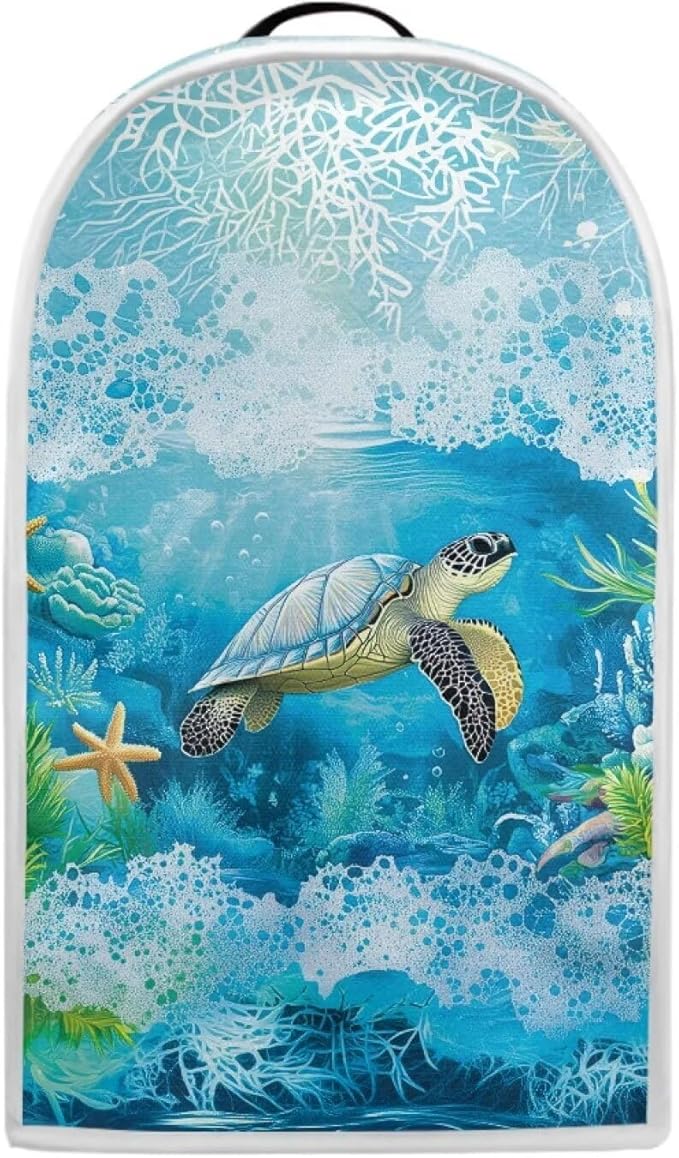 Talayituse Turtle Starfish Coral Print Blender Dust Cover, Fingerprint Protection Cover for Stand Mixer or Coffee Machine, Home Kitchen Appliance Covers for Stain Dust Resistant Supplies