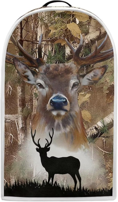 Talayituse Elk Hunting Camo Forest Print Blender Dust Cover, Fingerprint Protection Cover for Stand Mixer or Coffee Machine, Home Kitchen Appliance Covers for Stain Dust Resistant Supplies