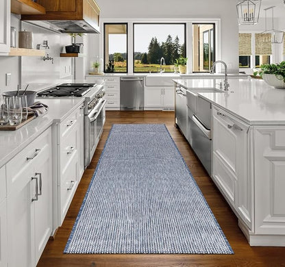 Keen Home Design Terrace Outdoor Runner Rug - 2x8 Washable Indoor/Outdoor Rug for Patio, Kitchen, Balcony, Beach, Garden, Deck and Porch, Size: 2'2"x7'7"