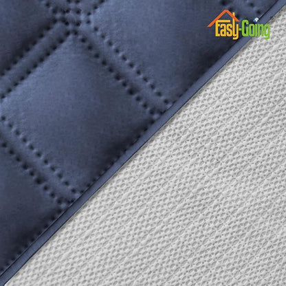 Easy-Going Waterproof Oversized Loveseat Covers Leakproof Couch Cover for 2 Cushion Couch Sofa Cover Washable Sofa Slipcover Non-Slip Furniture Protector with Pocket for Pets (Medium-XL, Navy)
