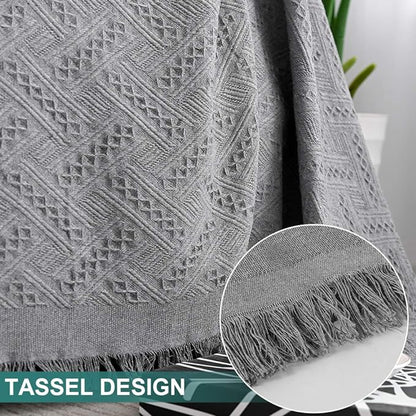 MYSKY HOME Couch Cover Sofa Covers for 3 Cushion Couch Sofa Protector Sectional Sofa Couch Cover for Pets Sofa Throws Living Room Geometrical Sofa Slipcovers for Dogs (XXX-Large, 91" x 150", Grey)