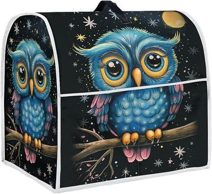 Cartoon Owl Stand Mixer Cover Kitchen Appliance Cover for 6-8 Quart Mixers Washable Food Processor Protective Covers Kitchen Mixers Accessories