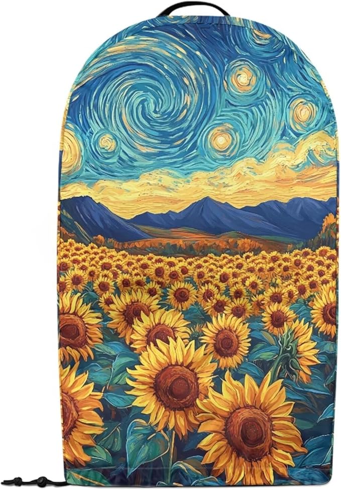 Sunflower Pattern Blender Covers for Kitchen Food Processor Cover with Durable Handle, Dust Covers for Kitchen Appliances Stand Mixer or Coffee Maker Appliance Cover