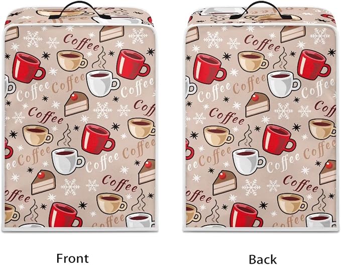 Coffee Maker Cover - Dust Protector Washable - Small Kitchen Appliance Mixer Machine Covers