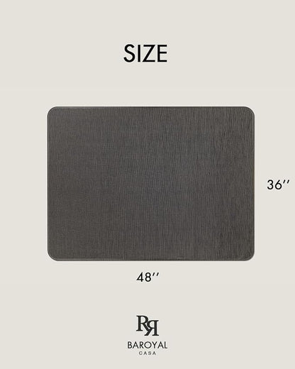 Office Chair Mat for Hardwood Floor Under Desk Computer Rolling Chair Mat for Wood/Tile Floor Non-Slip Heavy Duty Desk Rug PVC Plastic Hard Floor Protector 36" x 48" (Espresso)