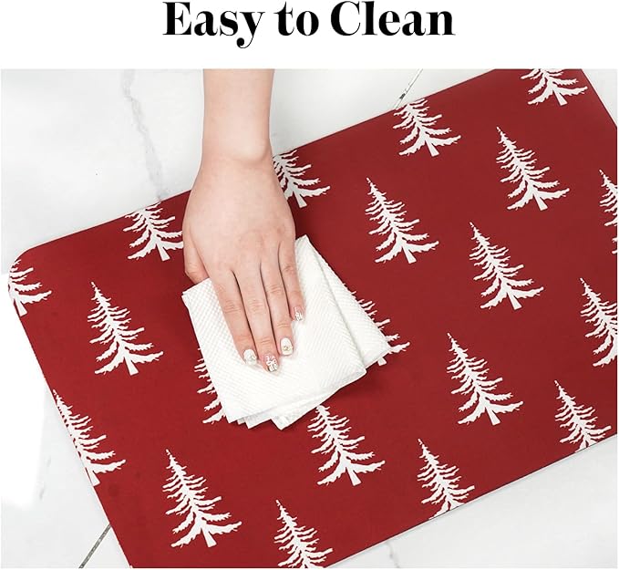 Dog Cat Food Mats for Floors, Absorbent Dog Bowl Mats for Food and Water, Quick Dry Non-Slip Pet Food Mat