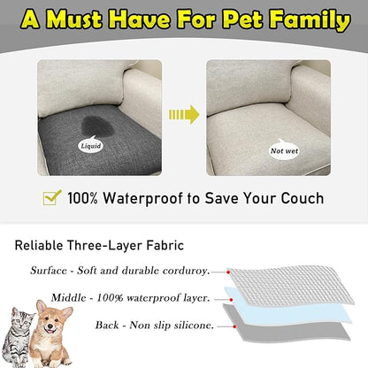 Couch Arm Covers, Waterproof Armrest Cover for Sofa, Armchair, Loveseat, Non-Slip Recliner Arm Cover, Sofa Arm Covers, Headrest Covers, Arm Chair Covers Set of 2 (Dark Gray, 24"×20")