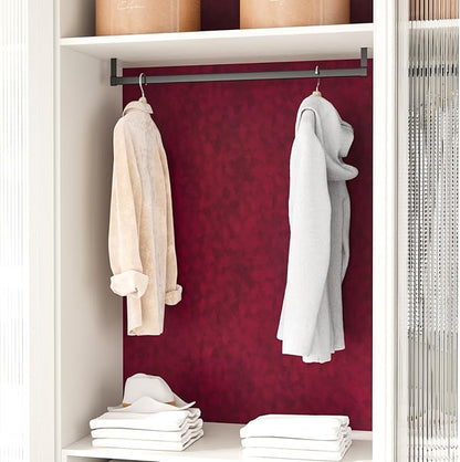 Red Velvet Drawer Liner 15.7"x118" Self Adhesive Burgundy Velvet Fabric Wallpaper Peel and Stick Soft Felt Liner for Jewelry Box Dresser Red Flocking Contact Paper for Cabinets Drawer Crafts